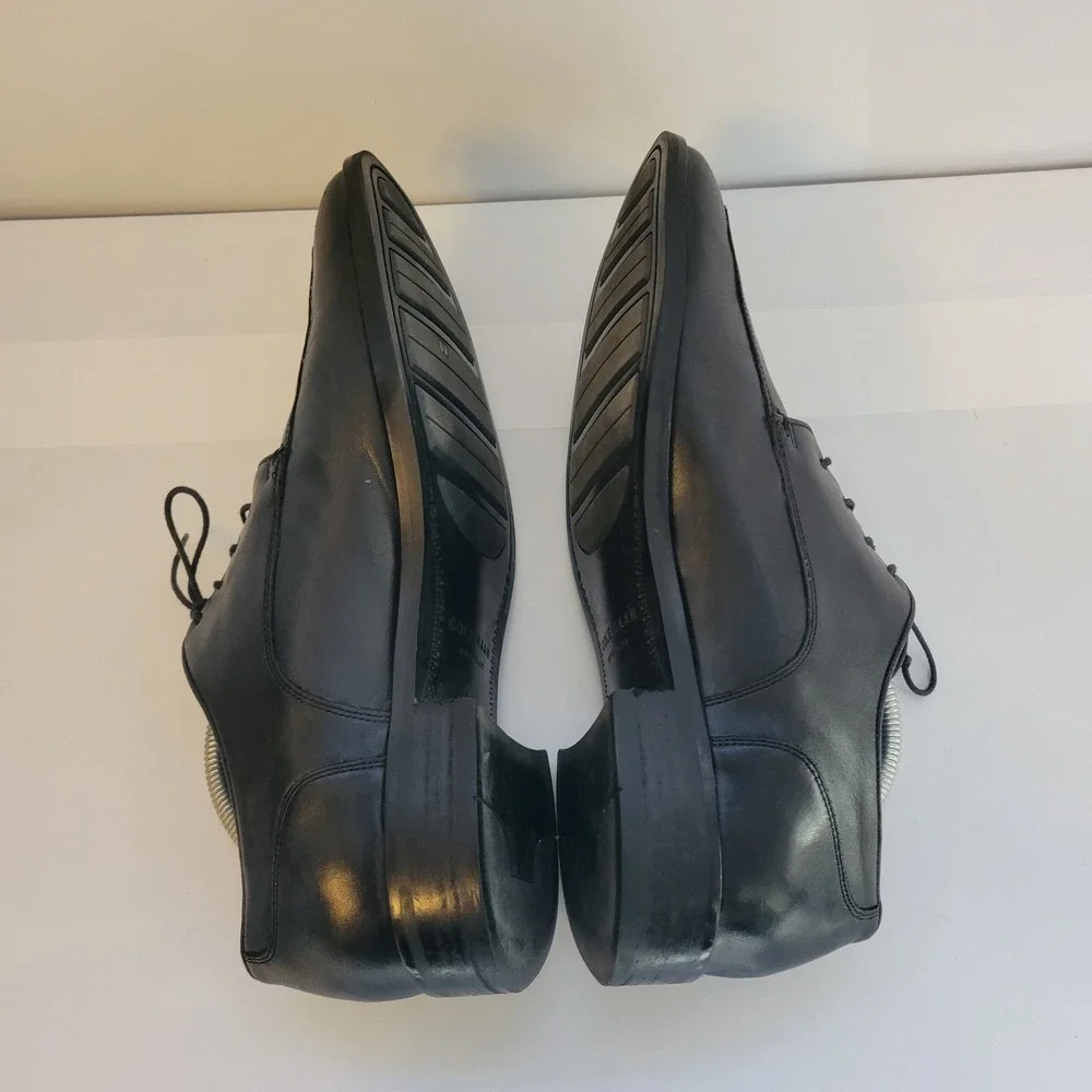COLE HAAN Lenox Hill Grand Os Split Toe Oxford Black Leather Mens Shoe Size 10.5